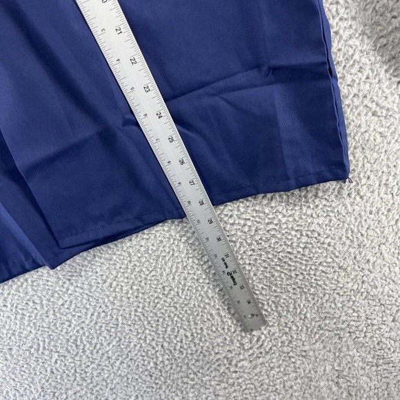 Vintage Sears Kings Road Shirt Mens Medium Blue Full Cut Perma Prest 70s 80s NOS - Picture 3 of 10